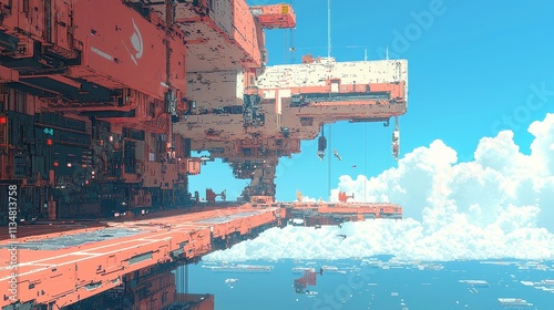 8 bit megacity, in style of Cowboy Beebop, pattern --no logo text --ar 16:9 --quality 2 --personalize nz5bfr5 --stylize 500 --v 6.1 Job ID: 27b500e0-1ab8-4dd1-88b0-8e9f9f7fdac2