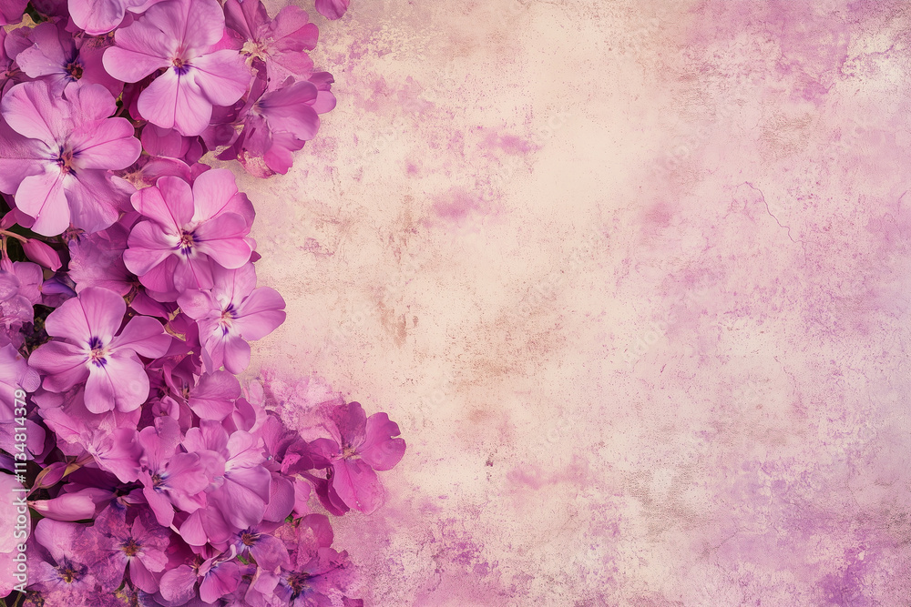 Digital paper, scrapbooking, background, frame, a lot of free space for text, phlox Digital paper, scrapbooking, background, frame, a lot of free space for text, phlox