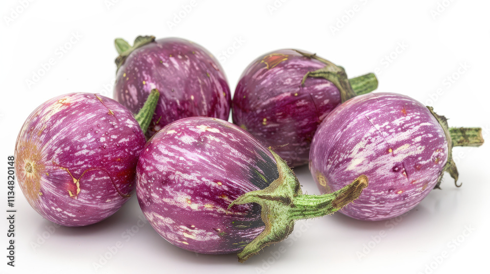 eggplant isolated on white eggplant isolated on white