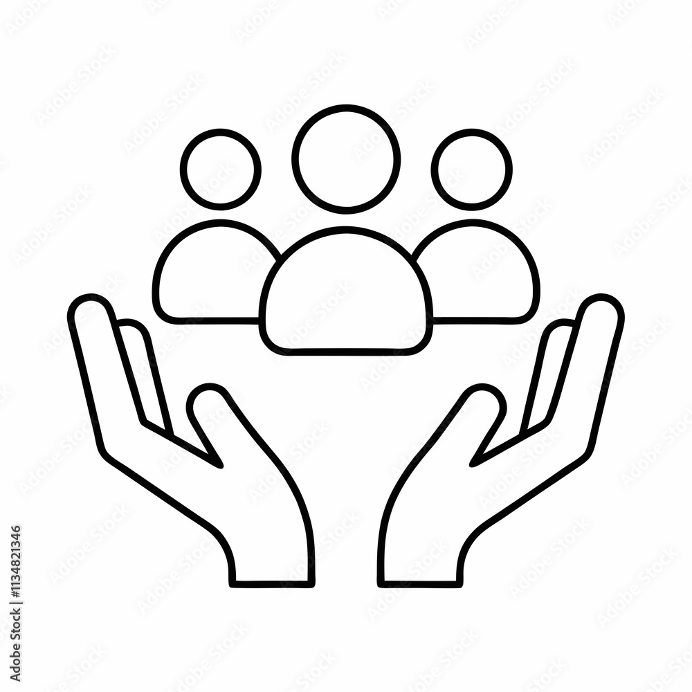 Inclusion social equity icon vector illustration. Inclusion social equity icon vector illustration.