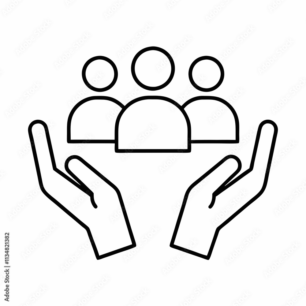 Inclusion social equity icon vector illustration. Inclusion social equity icon vector illustration.