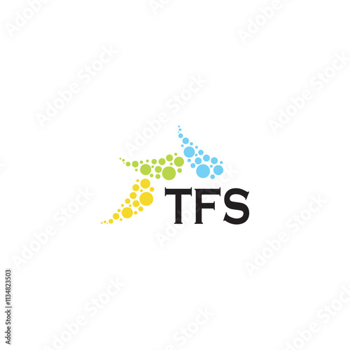 TFS letter logo design on white background. Creative  modern TFS letter logo design. Vector design. photo