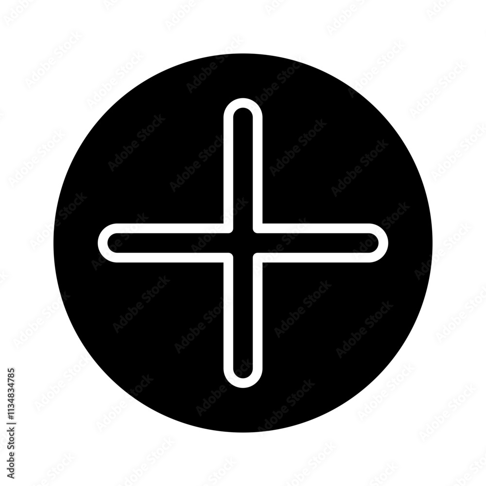 Fototapeta premium Add icon design