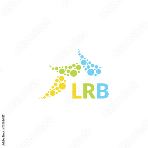 LRB letter logo design on white background. Creative  modern LRB letter logo design. Vector design. photo