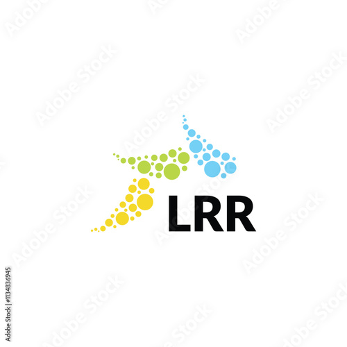 LRR letter logo design on white background. Creative  modern LRR letter logo design. Vector design. photo