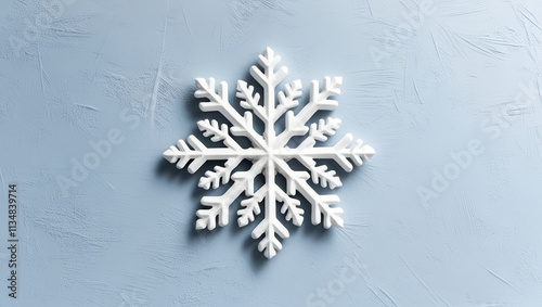 Intricate Winter Beauty: A Snowflake Design