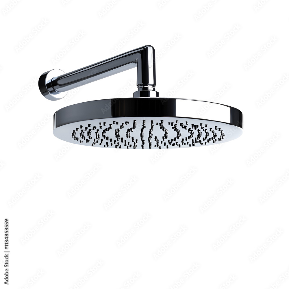Chrome Shower Head with Multiple Spray Nozzles Chrome Shower Head with Multiple Spray Nozzles