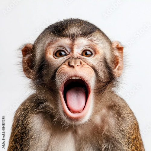 Funny Monkey Isolated