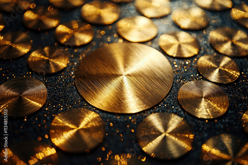Shiny Brass Background