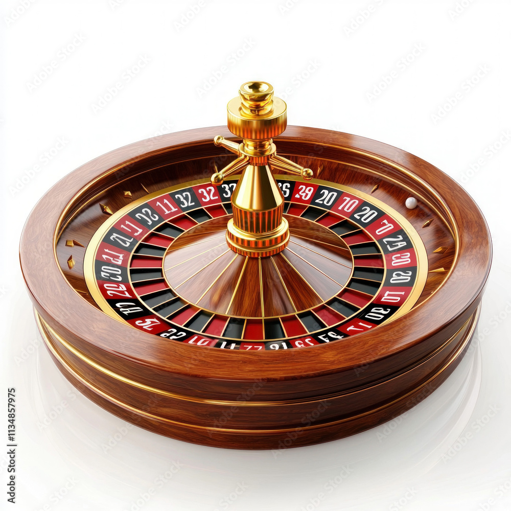 Roulette Wheel Isolated