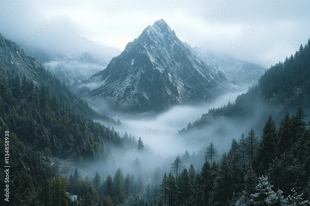 Obraz premium Alps In Winter