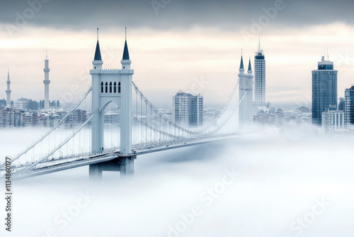 Fog On Black Background