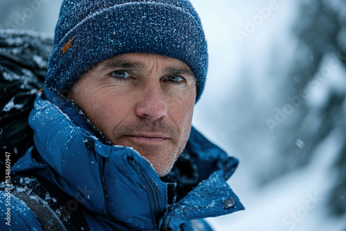 Male In Winter