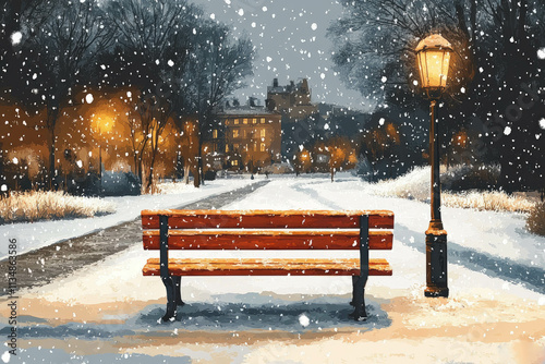 Winter Background Vector