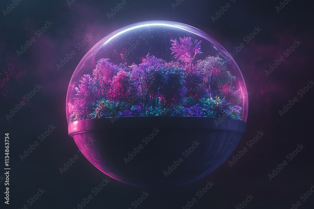A vibrant blue and green sphere, illuminated by the distant sun, orbits through the vast, starry universe, a glow A vibrant blue and green sphere, illuminated by the distant sun, orbits through the vast, starry universe, a glow