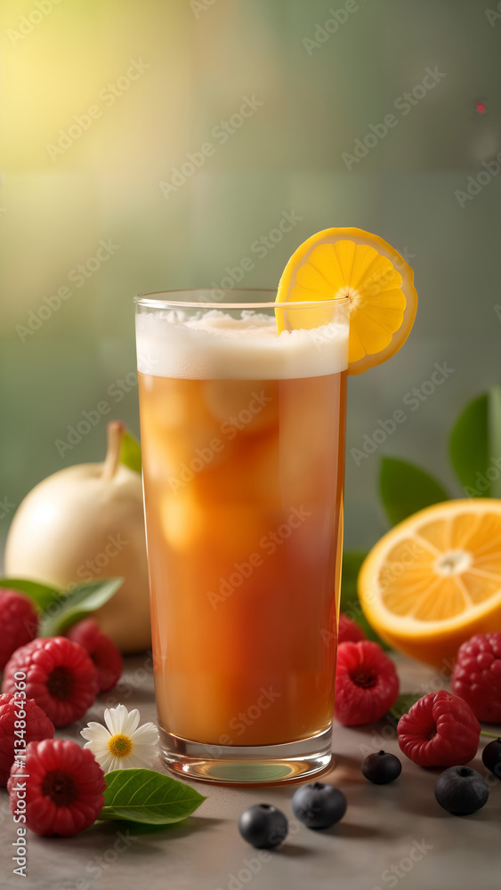 Vibrant Summer Fruits and Flowers Vibrant Summer Fruits and Flowers