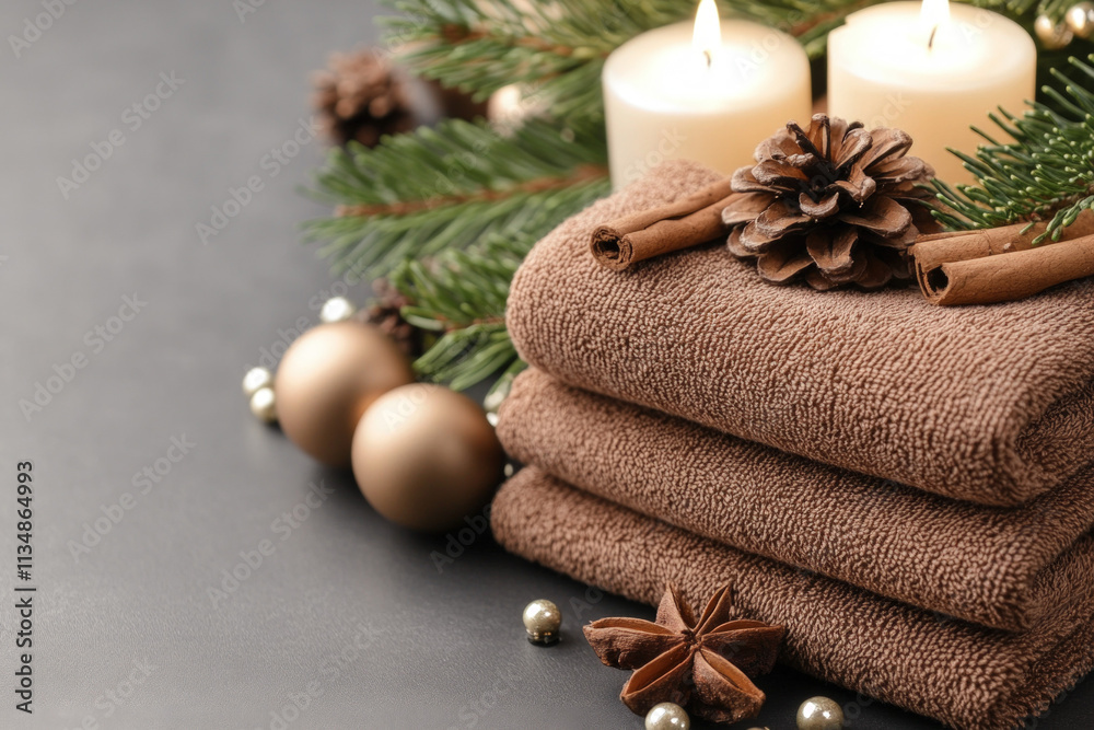 Naklejka premium Winter Massage