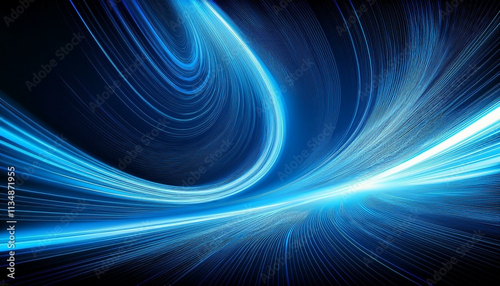 Speed motion light curves abstract tech vector graphic resource Speed motion light curves abstract tech vector graphic resource