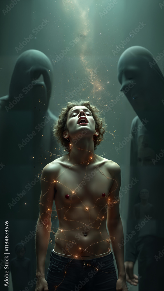 Emotional Turmoil in Shadows Emotional Turmoil in Shadows