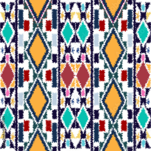Stunning geometric background.contemporary tribal style seamless pattern.pattern ethnic graphic design print.Henna Mandala.Tribal African Inspired Pattern.carpet,wallpaper,wrapping,embroidery style