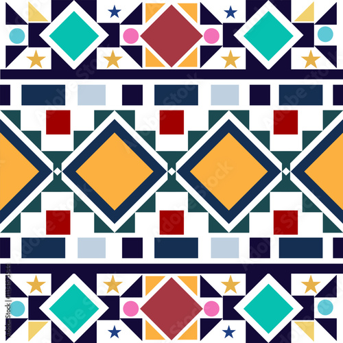 Stunning geometric background.contemporary tribal style seamless pattern.pattern ethnic graphic design print.Henna Mandala.Tribal African Inspired Pattern.carpet,wallpaper,wrapping,embroidery style