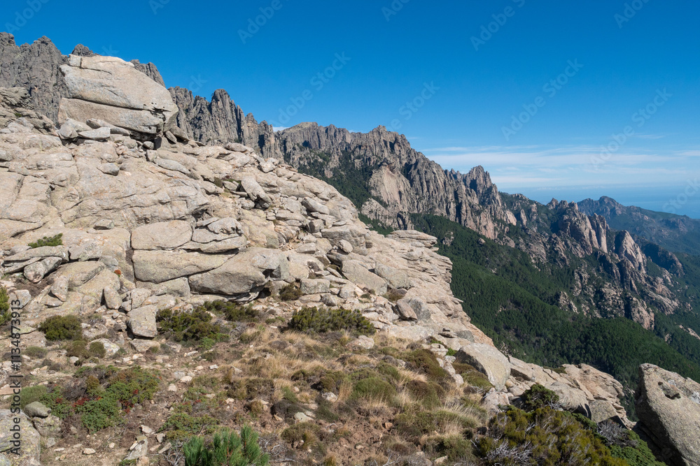 Bavella Massiv im Sonnenschein Bavella Massiv im Sonnenschein
