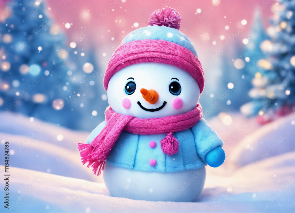snowman on a snow snowman on a snow