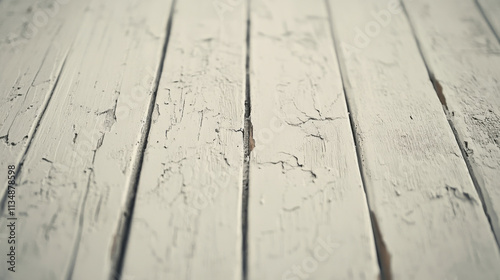 White wooden background with a beautiful texture in vintage style for graphics design or wallpaper. photo