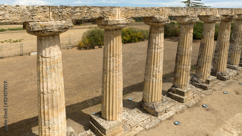 Aerial view of the Tavole Palatine (