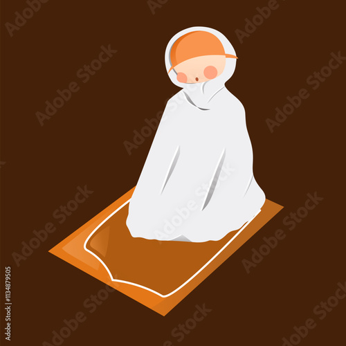 Sit down prayer movement in salat