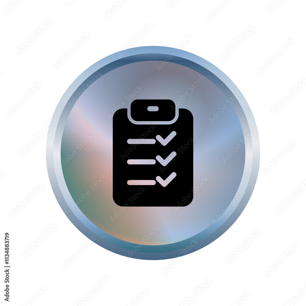 Checklist icon design template Checklist icon design template