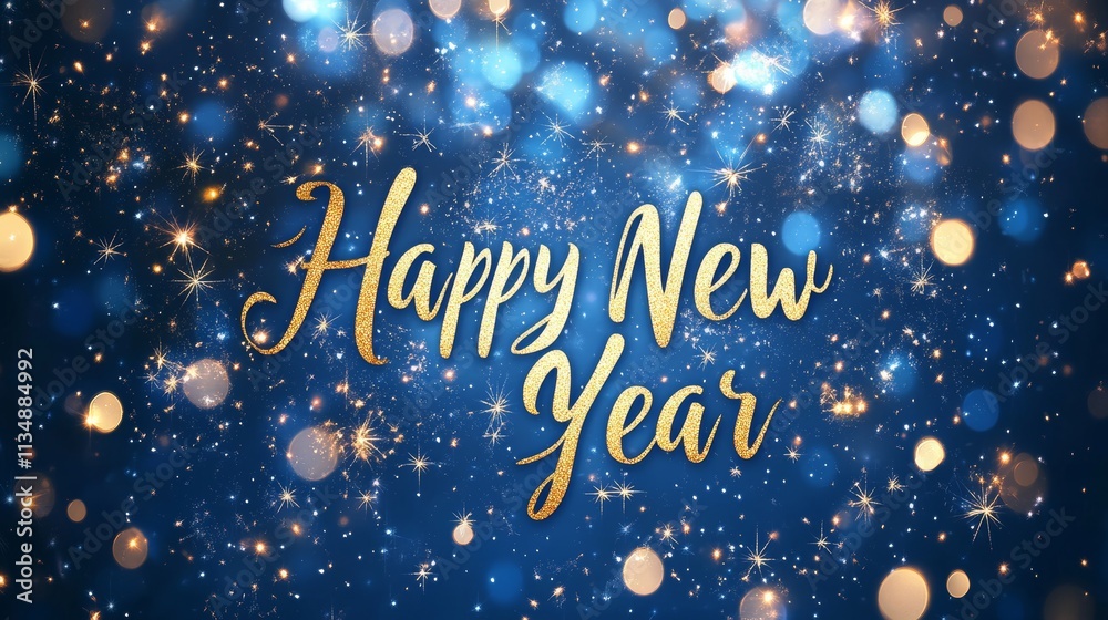Celebrate the Arrival of a New Year With Sparkling Lights and Vibrant Joy in a Beautiful Night Sky Filled With Stars and Hope for the Future Celebrate the Arrival of a New Year With Sparkling Lights and Vibrant Joy in a Beautiful Night Sky Filled With Stars and Hope for the Future