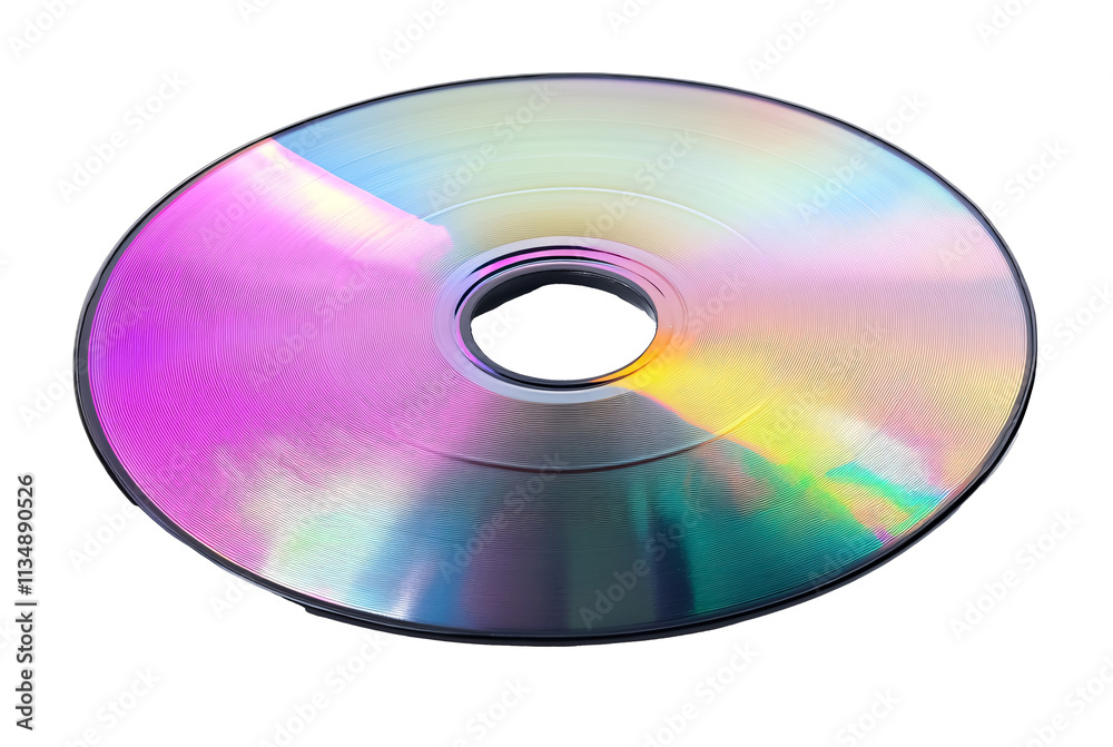 Classic CD for Music & Collectibles - Isolated on White Background Classic CD for Music & Collectibles - Isolated on White Background