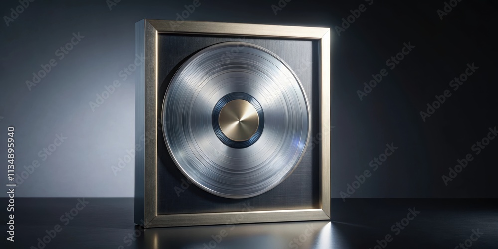 Platinum disc award for music industry achievement , platinum, disc, record, album, music, industry, achievement, success Platinum disc award for music industry achievement , platinum, disc, record, album, music, industry, achievement, success