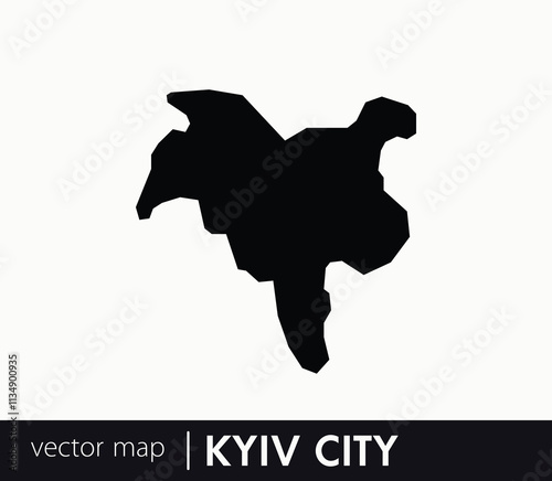 Regions of Ukraine. Kyiv vector map. you can use it for any needs.	