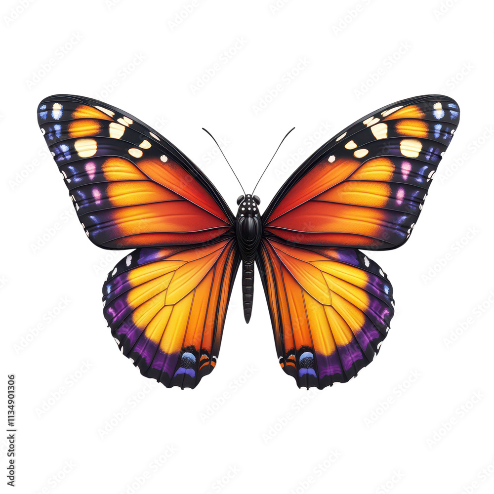 Vivid Orange Butterfly Insect Wings Nature Closeup Wildlife Photography Vivid Orange Butterfly Insect Wings Nature Closeup Wildlife Photography
