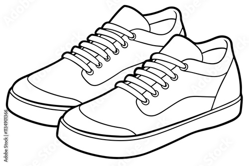 hand drawn sneakers