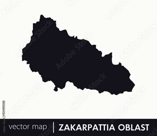 Regions of Ukraine. Zakarpattia Oblast vector map. you can use it for any needs.	