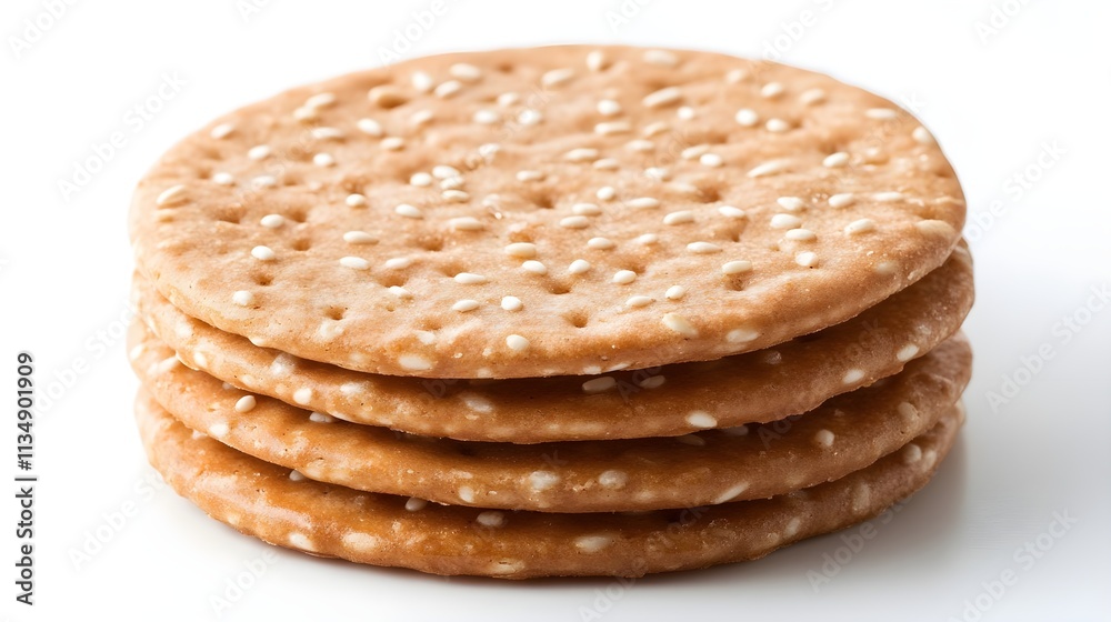 Moroccan Chebakia Cookies with Honey and Sesame Seeds Isolated View Moroccan Chebakia Cookies with Honey and Sesame Seeds Isolated View