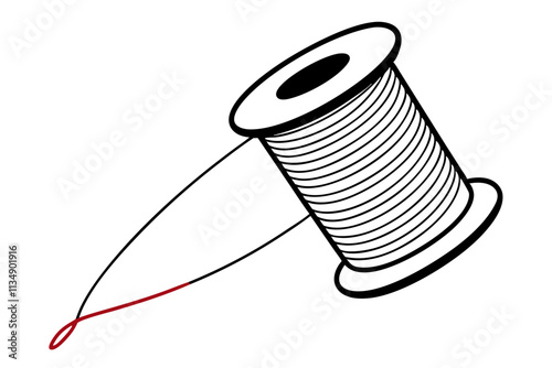 illustration of a needle