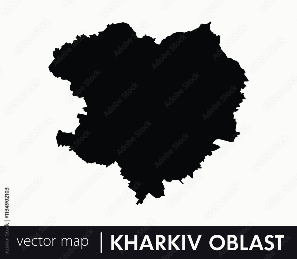 Regions of Ukraine. Kharkiv Oblast vector map. you can use it for any needs. Regions of Ukraine. Kharkiv Oblast vector map. you can use it for any needs.