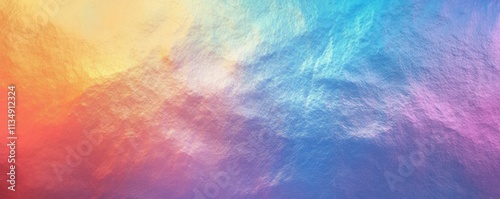 Rainbow Pastel Holographic Foil Iridescent Abstract Background