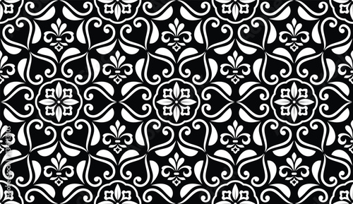 Abstract floral seamless pattern. Modern stylish texture repeating. Vector background.