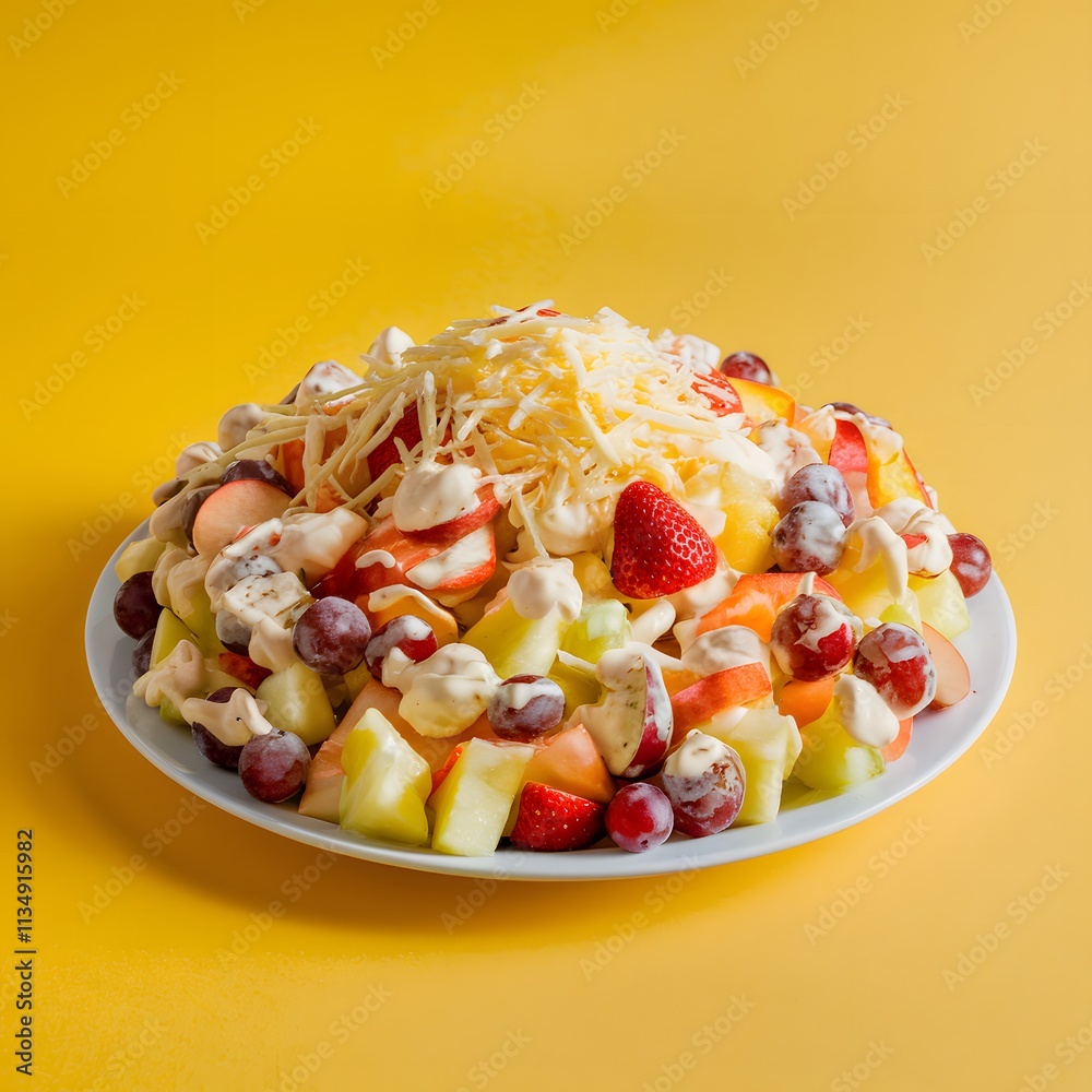 Natural Sweetness: A Bowl of Fresh Fruit Salad Natural Sweetness: A Bowl of Fresh Fruit Salad