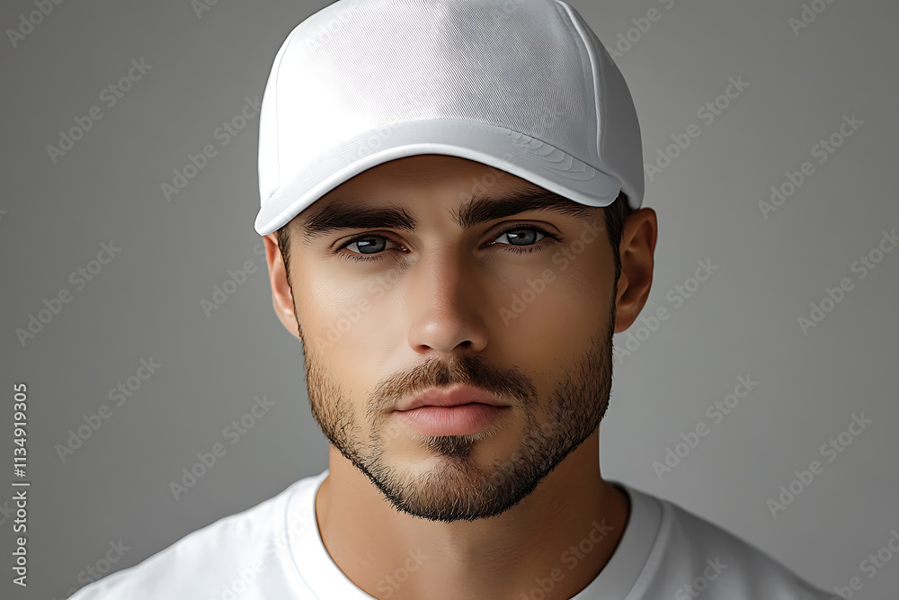 A realistic mockup of a cotton cap with a simple, elegant design, perfect for showcasing your brand, logo, or custom designs
A realistic mockup of a cotton cap with a simple, elegant design, perfect for showcasing your brand, logo, or custom designs