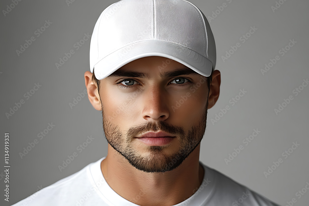 A realistic mockup of a cotton cap with a simple, elegant design, perfect for showcasing your brand, logo, or custom designs
A realistic mockup of a cotton cap with a simple, elegant design, perfect for showcasing your brand, logo, or custom designs