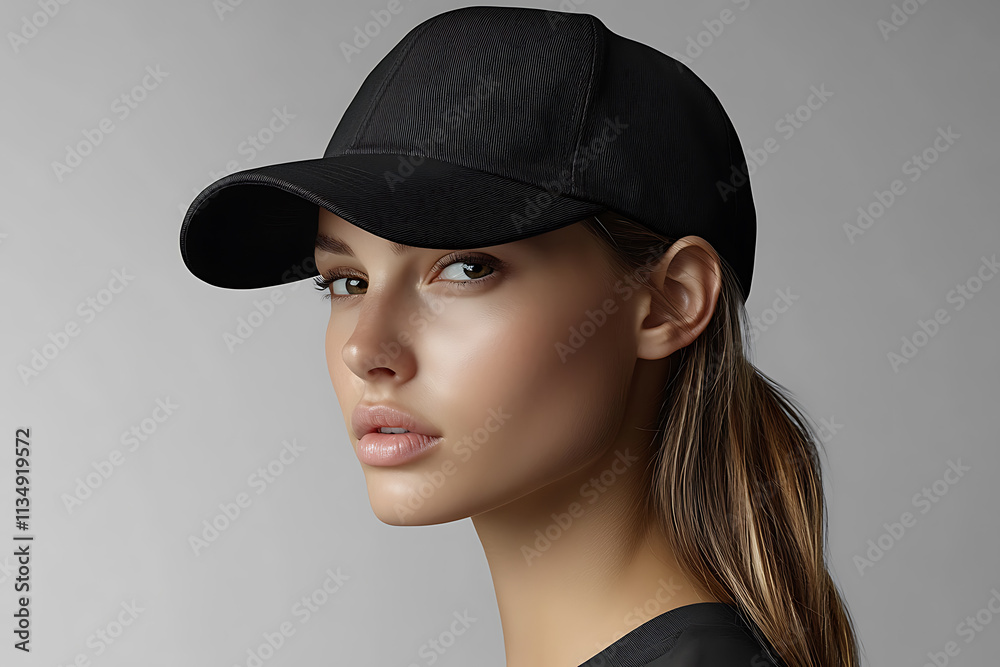 A realistic mockup of a cotton cap with a simple, elegant design, perfect for showcasing your brand, logo, or custom designs
A realistic mockup of a cotton cap with a simple, elegant design, perfect for showcasing your brand, logo, or custom designs