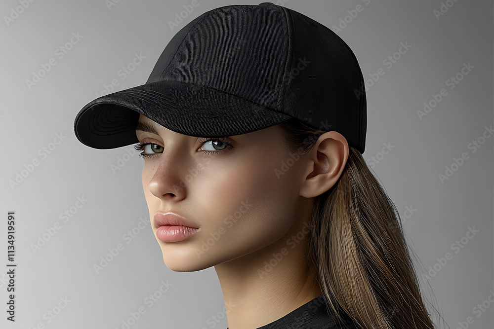 A realistic mockup of a cotton cap with a simple, elegant design, perfect for showcasing your brand, logo, or custom designs
A realistic mockup of a cotton cap with a simple, elegant design, perfect for showcasing your brand, logo, or custom designs