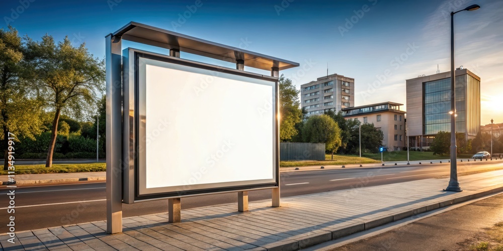 A blank street billboard ready for advertising , blank, billboard, street, sign, advertisement, marketing, promotion, urban A blank street billboard ready for advertising , blank, billboard, street, sign, advertisement, marketing, promotion, urban