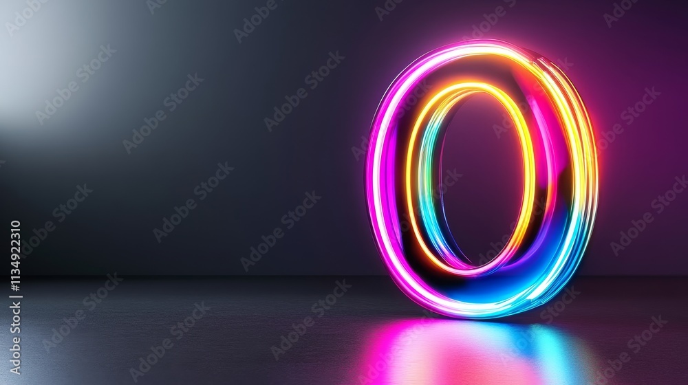 Neon Ring Light Letter O Design - Vibrant, colorful, and modern logo design featuring a neon letter O shaped as a ring light. Symbolizing: innovation, technology, energy, branding, and futurism. Neon Ring Light Letter O Design - Vibrant, colorful, and modern logo design featuring a neon letter O shaped as a ring light. Symbolizing: innovation, technology, energy, branding, and futurism.